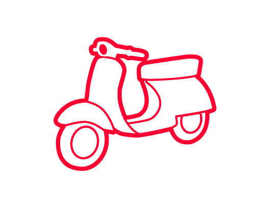 Motorroller fahren, 125 ccm